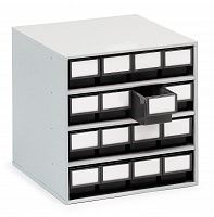 Кассетница, 400х400х395 мм Treston 1640 ESD  Кассетница, 400х400х395 мм Treston 1640 ESD